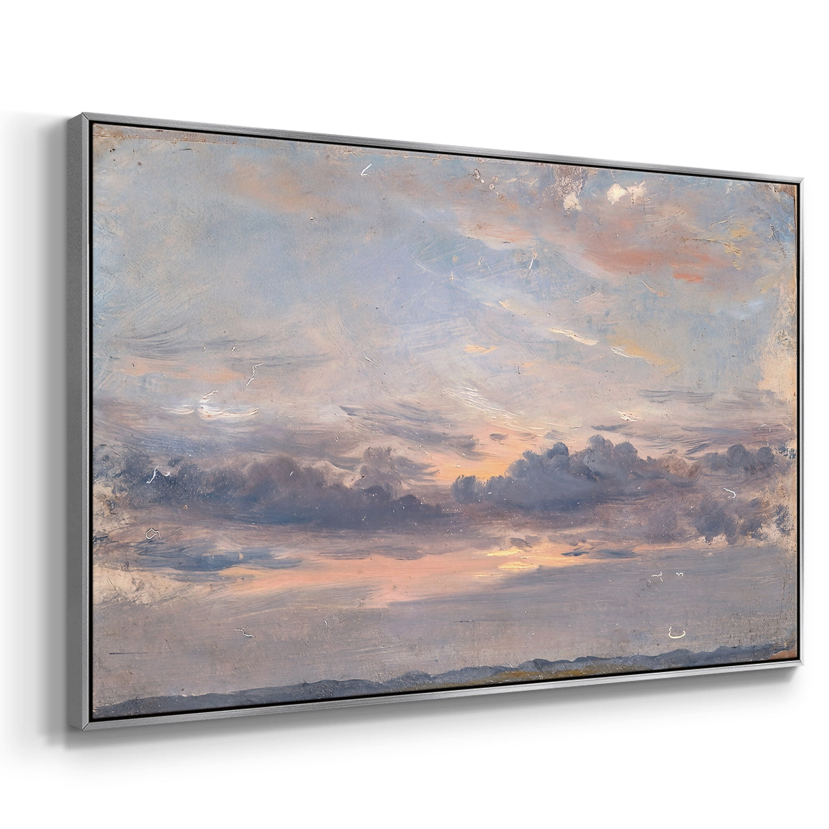 A Cloud Study, Sunset, c. 1821-1822 - Floater Framed Canvas Print