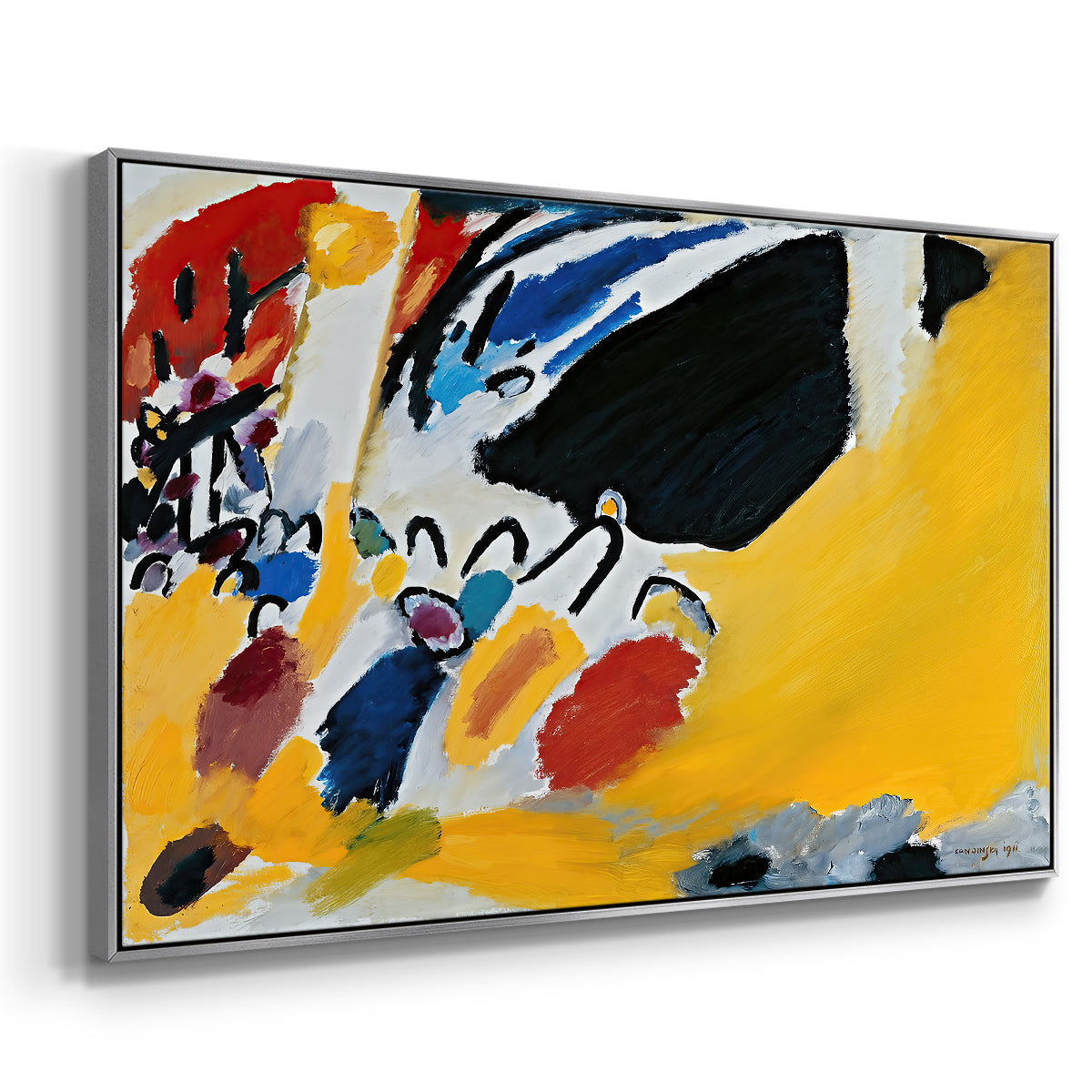 Impression III (Concert), 1911 - Floater Framed Canvas Print
