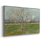 Orchard in Blossom (Plum Trees), 1888 - Floater Framed Canvas Print