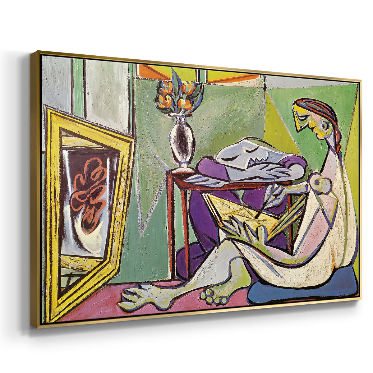 The Muse, 1935 - Floater Framed Canvas Print