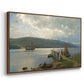 The Jetty at Feste near Moss, 1898 - Floater Framed Canvas Print