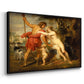 Venus and Adonis, c. 1635 - Floater Framed Canvas Print