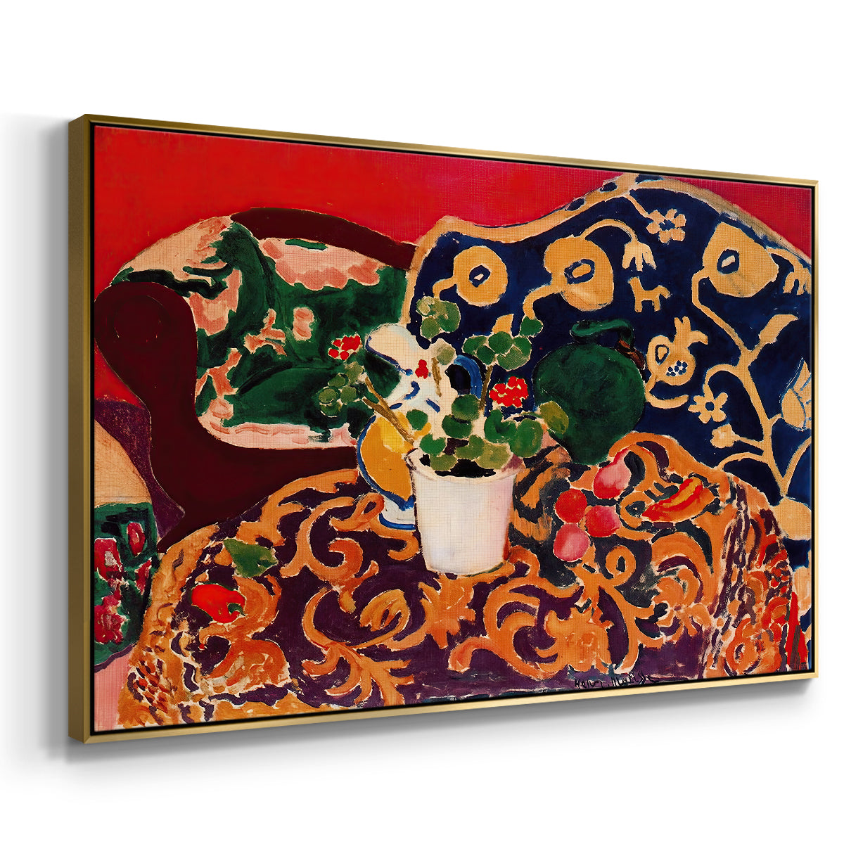 Spanish Still Life, c. 1910 - Floater Framed Canvas Print