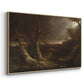 Tornado in an American Forest, 1835 - Floater Framed Canvas Print