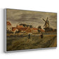 The Potato Harvest, c. 1875 - Floater Framed Canvas Print