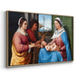 Sacred Conversation, c. 1505 - Floater Framed Canvas Print