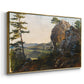 Landscape with the Balbersteine near Miesenbach, 1839 - Floater Framed Canvas Print