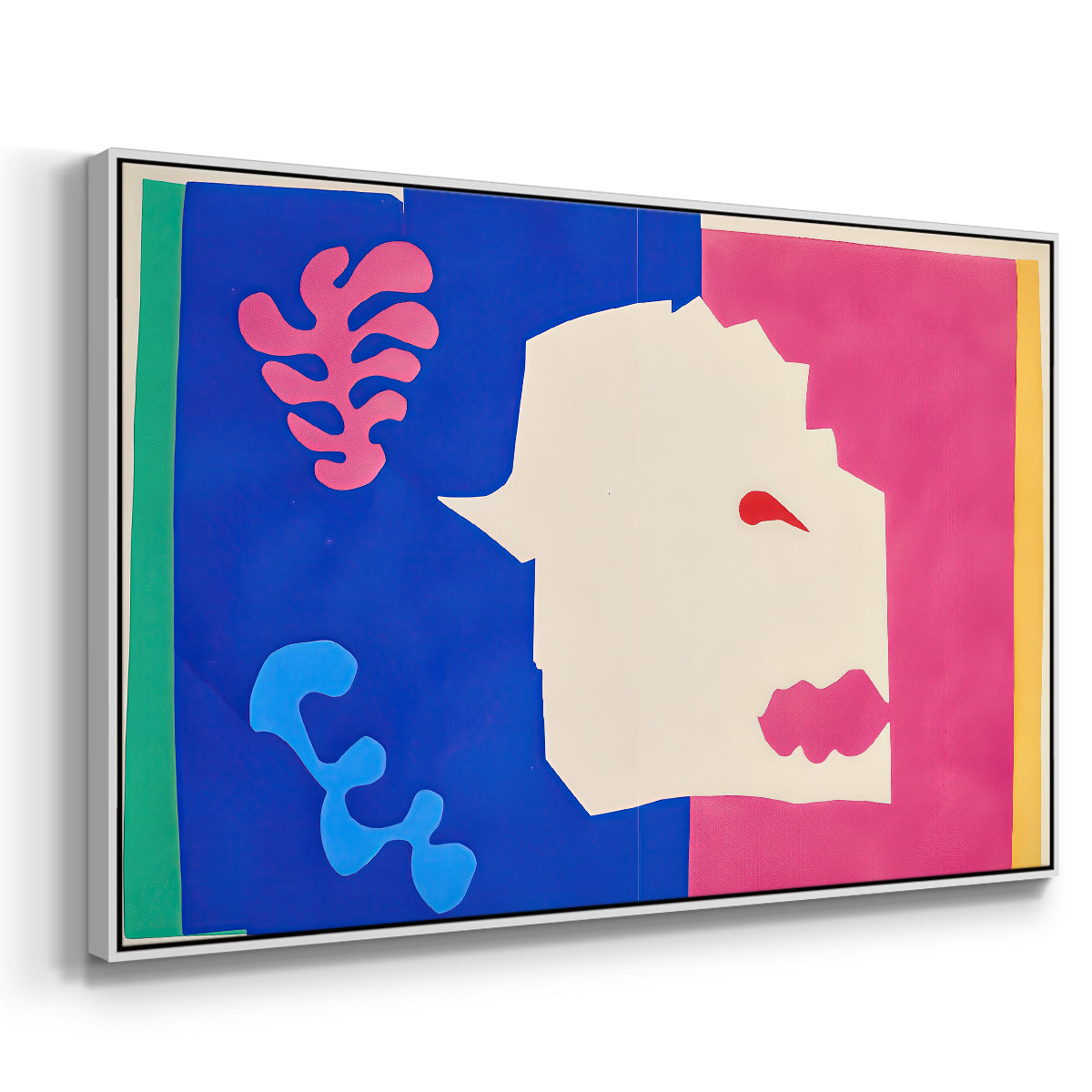 The Wolf (Le loup), from Jazz, 1947 - Floater Framed Canvas Print