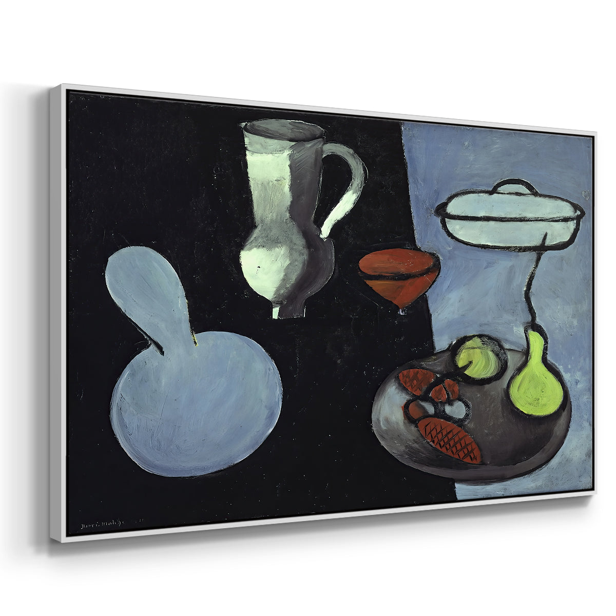 The Gourds (Les coloquintes), 1916 - Floater Framed Canvas Print