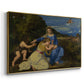 The Aldobrandini Madonna, 1532 - Floater Framed Canvas Print