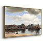 View of Delft, c. 1660-1661 - Floater Framed Canvas Print