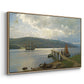 The Jetty at Feste near Moss, 1898 - Floater Framed Canvas Print