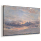 Canvas art print featuring an atmospheric study of clouds in evening light, displayed at an angle