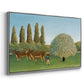 Meadlowland (The Pasture), 1910 - Floater Framed Canvas Print