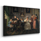 The Waagepetersen Family, 1836 - Floater Framed Canvas Print