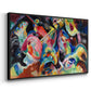 Improvisation. Deluge, 1913 - Floater Framed Canvas Print