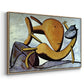 Cat and Big Fish, c. 1931 - Floater Framed Canvas Print