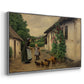 Visit to Grandmother, 1914 - Floater Framed Canvas Print