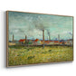 Factories at Clichy, 1887 - Floater Framed Canvas Print