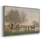 Cows in a Marshy Landscape, c. 1873-1874 - Floater Framed Canvas Print