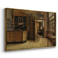 The Old Inn 'Het Loodshuis' in Antwerp, 1877 - Floater Framed Canvas Print