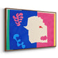 The Wolf (Le loup), from Jazz, 1947 - Floater Framed Canvas Print