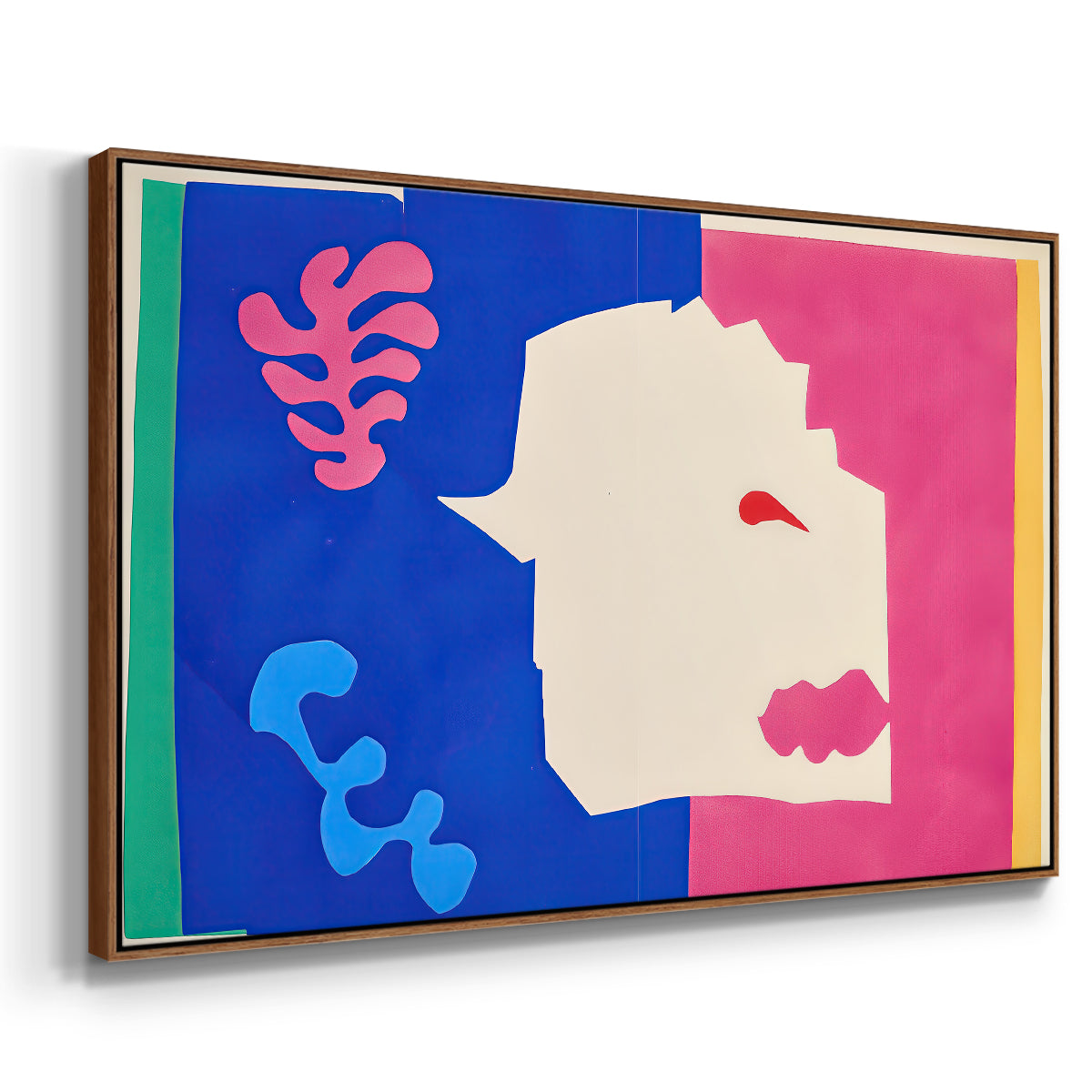 The Wolf (Le loup), from Jazz, 1947 - Floater Framed Canvas Print