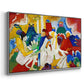 Oriental, 1909 - Floater Framed Canvas Print