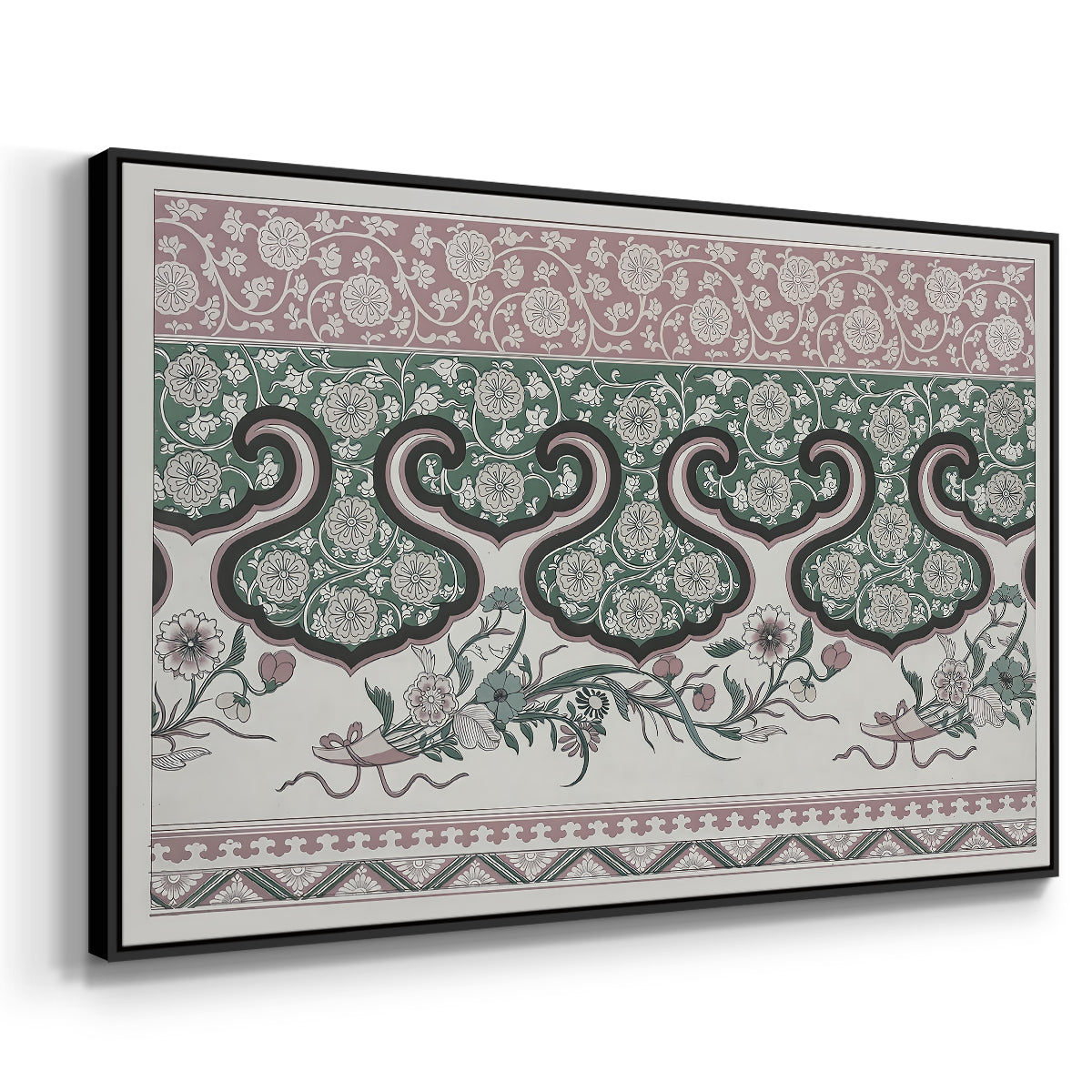Examples of Chinese Ornament, Pl. LXXVI, 1867 - Floater Framed Canvas Print