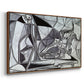 Goat's Skull, Bottle and Candle, 1952 - Floater Framed Canvas Print