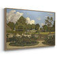 The Painter's Garden at Saint-Privé, 1886 - Floater Framed Canvas Print