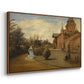 The Country House of Gustave Coûteaux, 1871 - Floater Framed Canvas Print