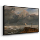 Port Ruysdael, 1827 - Floater Framed Canvas Print