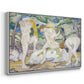 Bathing Women, 1910 - Floater Framed Canvas Print