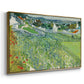 Vineyards at Auvers, 1890 - Floater Framed Canvas Print