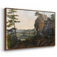 Landscape with the Balbersteine near Miesenbach, 1839 - Floater Framed Canvas Print