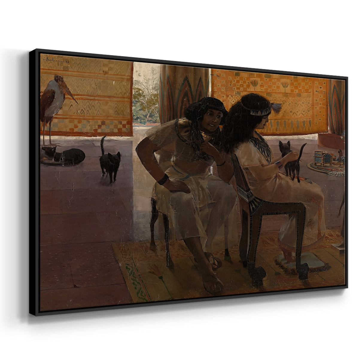 The Age of the Pharaohs, 1914 - Floater Framed Canvas Print