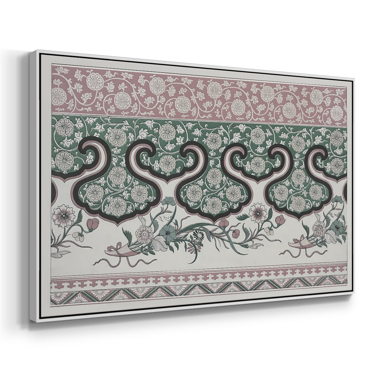 Examples of Chinese Ornament, Pl. LXXVI, 1867 - Floater Framed Canvas Print