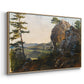 Landscape with the Balbersteine near Miesenbach, 1839 - Floater Framed Canvas Print