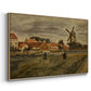 The Potato Harvest, c. 1875 - Floater Framed Canvas Print