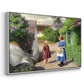 Summer Day in Jyllinge, 1922 - Floater Framed Canvas Print