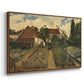 Garden of a Florist (The Flower Garden), 1864 - Floater Framed Canvas Print