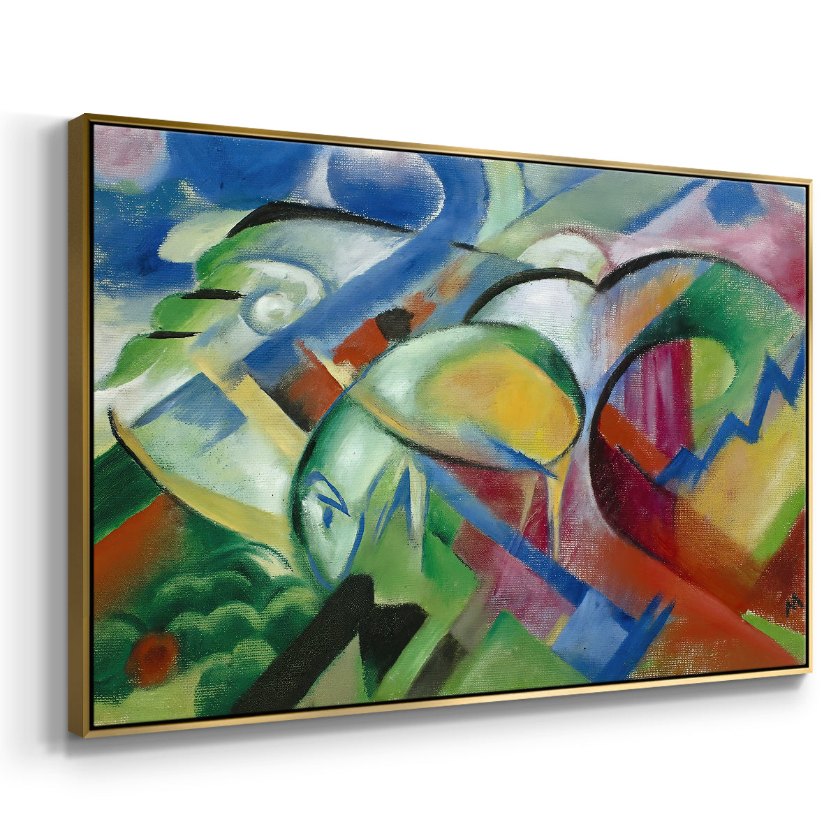 The Sheep, c. 1913-1914 - Floater Framed Canvas Print