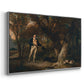 The Reverend Thomas Levett and Favourite Dogs, Cock-Shooting, 1811 - Floater Framed Canvas Print