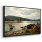 By the Water, 1876 - Floater Framed Canvas Print