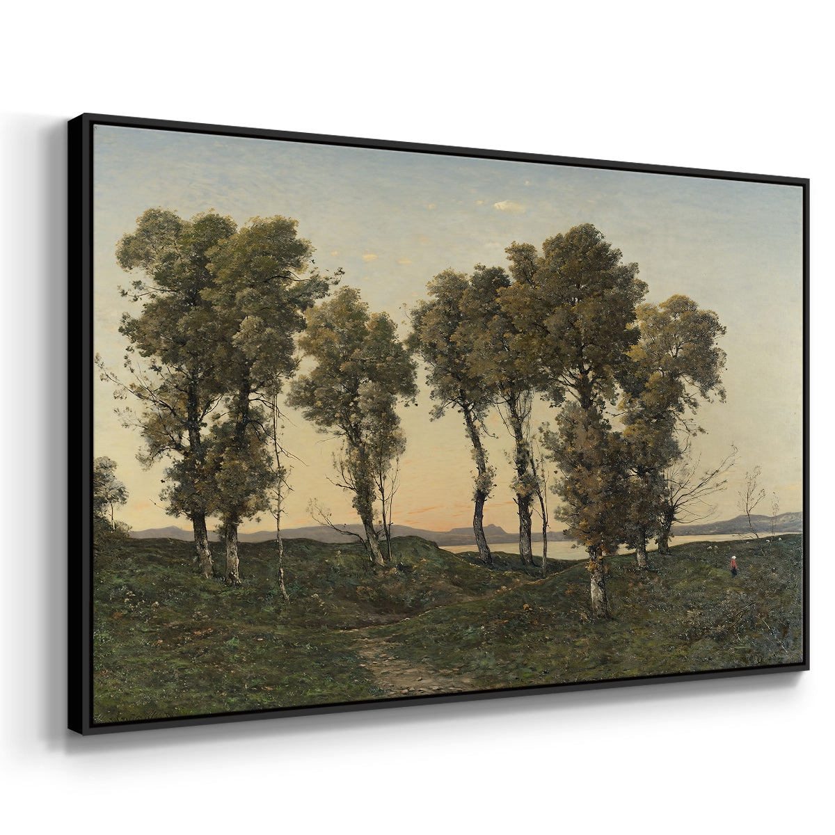 Autumn Evening, 1894 - Floater Framed Canvas Print