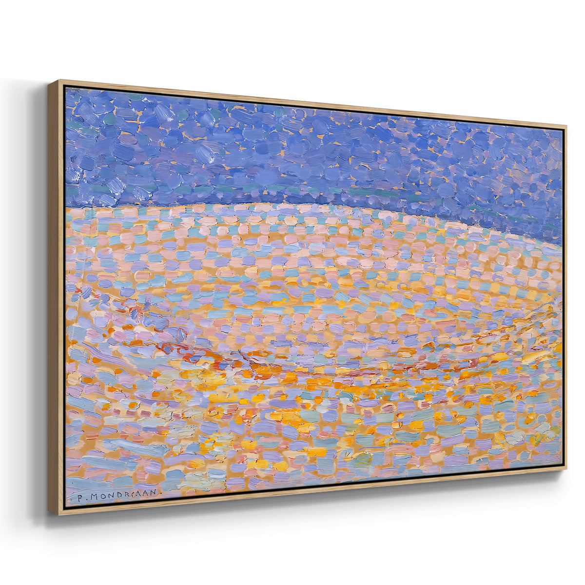 Dune III, 1909 - Floater Framed Canvas Print