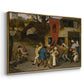 A Village Fair, c. 1567-1569 - Floater Framed Canvas Print