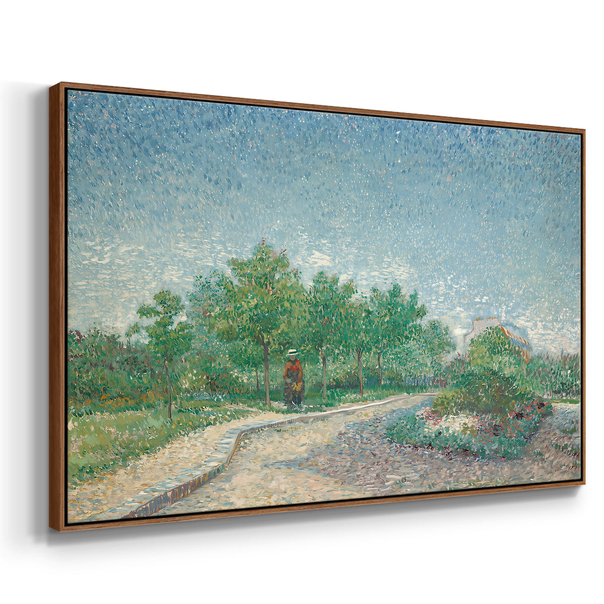 Square Saint-Pierre, Paris, 1887 - Floater Framed Canvas Print