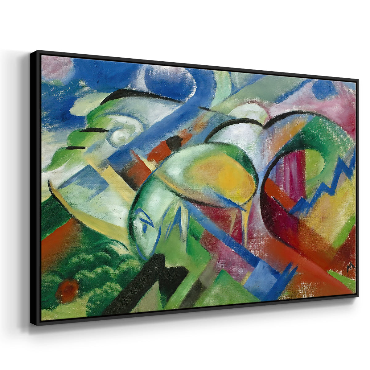 The Sheep, c. 1913-1914 - Floater Framed Canvas Print
